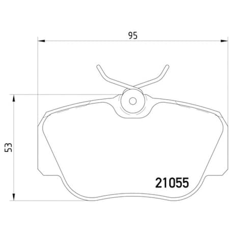 Pagid Brakes Disc Brake Pad, 355006181 355006181